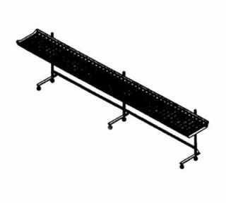 Piper Products 4 ft Mobile Conveyor Tray Make Up, Cantilever Style