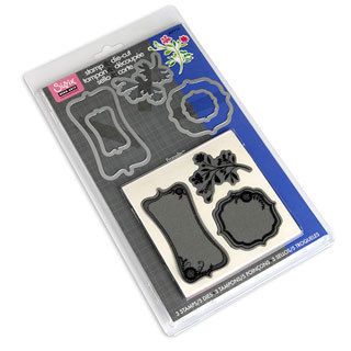 Sizzix Framelits Frames With Sprigs Clear Stamps/ Dies Set