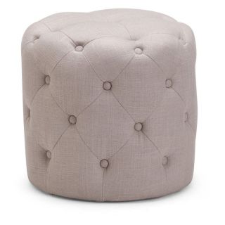 Zuo Pure Windward Pouf Gray   13007