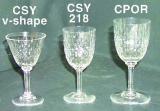Baccarat Paris (Cut) Sherry Glass   Vertical Cuts On Bowl, Smooth Stem
