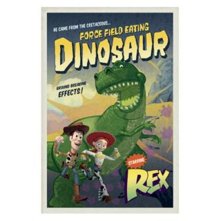 Creative Images Toy Story 3   Force Field Eating Dinosaur Wall Art Multicolor  