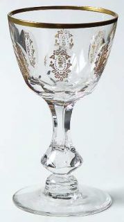 Tiffin Franciscan Chateau Remond (Gold Trim) Cordial Glass   Stem #17591, Gold T