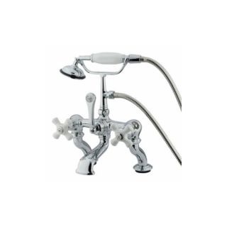 Elements of Design DT4101PX St. Louis Clawfoot Tub Filler With Hand Shower