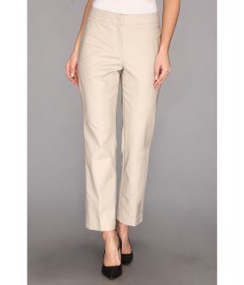 NIC+ZOE The Silvia Perfect Pant   Front Zip Ankle Womens Casual Pants (Silver)