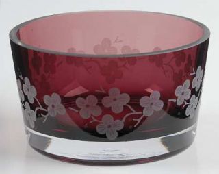 Artland Crystal Cherry Blossom Amethyst Small Fruit/Dessert Bowl   Amethyst Bowl