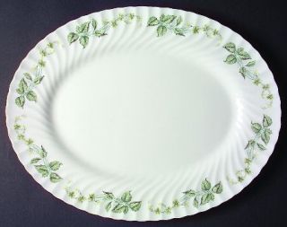 Minton Greenwich 15 Oval Serving Platter, Fine China Dinnerware   Fife Shape, V