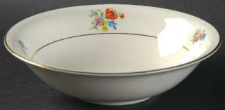 Cunningham & Pickett Dresden Coupe Cereal Bowl, Fine China Dinnerware   Floral S