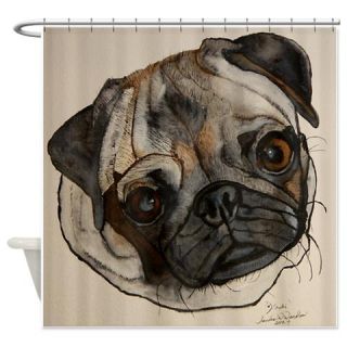  Yoshi SEPRA pug Shower Curtain  Use code FREECART at Checkout