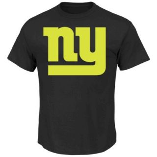 NFL Giants No Idle Threat II Tee Shirt   Black (L)