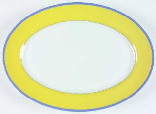 Chas Field Haviland Monet 16 Oval Serving Platter, Fine China Dinnerware   Give