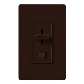 Lutron SELV300PBR Dimmer Switch, 300W 1Pole Skylark Electronic Low Voltage Light Dimmer w/ Preset Brown