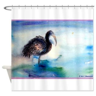  Ibis Beautiful bird art Shower Curtain  Use code FREECART at Checkout