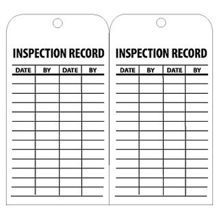 Nmc Tags   Inspections And Tests   Inspection Record Date_ By_   White
