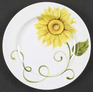 Westbury Court Lyrical Blooms Salad Plate, Fine China Dinnerware   Different Flo