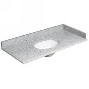 Foremost FMHG49228RG Universal 49 W Granite Vanity Top and Basin with Backsplas