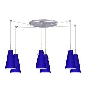 Besa Lighting BEL 6JC 4124CM SN Cierro Pendant