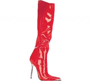 Womens Pleaser Heat 2010   Red Patent Boots