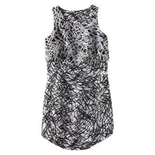 Mossimo Womens Crop Top Dress   Graphic Print XL