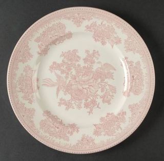 Burgess & Leigh Asiatic Pheasants Pink Dinner Plate, Fine China Dinnerware   Pin
