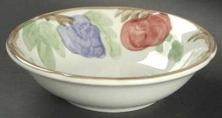 Franciscan Bountiful Coupe Cereal Bowl, Fine China Dinnerware   Embossed Fruit O