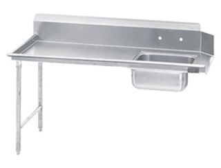 Jackson 36 in Straight Soiled Dishtable w/ Left side Installation & 20x20 in Sink