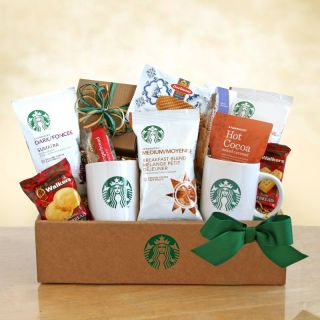 Classic Starbucks Coffee and Cocoa Gift Kraft Box Multicolor   7226