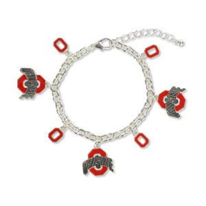 Ohio State Buckeyes PF Charm Bracelet