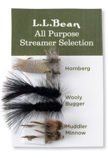 Six Pack Fly Selection, All Purpose Streamers