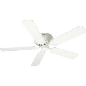 Craftmade CRA K10687 Contemporary Flushmount 52 Ceiling Fan with Plus Series Wh