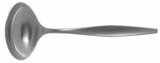 Reed & Barton Etude (Stnls, Satin Finish, 1958) Gravy Ladle, Solid Piece   Stain