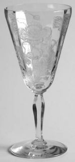 Fostoria Rogene Clear Claret Wine   Stem #5082,Etch #269,Clear