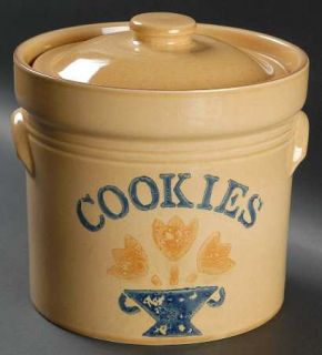 Pfaltzgraff America (Discontinued 1989) Cookie Jar W/Lid, Fine China Dinnerware