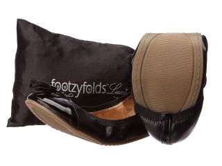 Footzyfolds Stephania Womens Flat Shoes (Black)