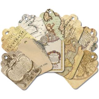 7 Gypsies Global Art Tags (pack Of 20) (3.5 inches x 2.5 inchesMaterials PaperThis package contains twenty identical 3.5 x 2.5 inch art tagsGreat for journaling, little photo collages, stamping and moreImported )