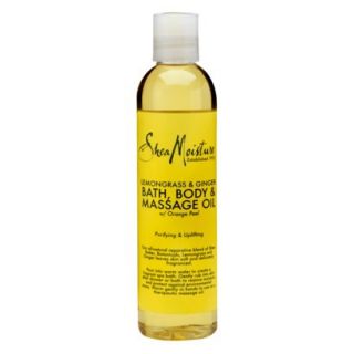 SheaMoisture Lemongrass & Ginger Bath, Body & Massage Oil   8 fl oz