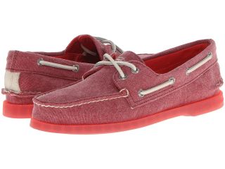 Sperry Top Sider A/O 2 Eye Stonewashed Mens Shoes (Red)
