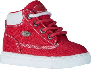 Boys Lugz Gypsum   Red/White Textile Casual Shoes