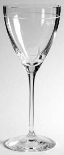 Wedgwood Embrace (Bottom Looped Etch) Wine Glass   Bottom Looped Etch,Smooth Str