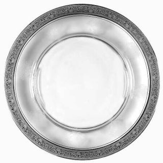 Tiffin Franciscan Athens Diana Clear (Platinum Encrusted) Salad Plate   Stem #15