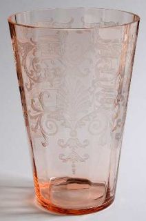 Fostoria Versailles Pink Flower Vase   Stem #5098,Etch#278,Pink