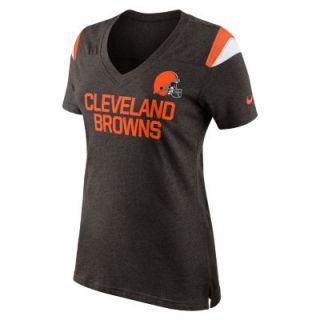 Nike Fan (NFL Cleveland Browns) Womens Top   Seal Brown