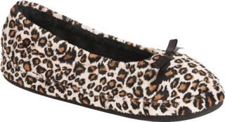 Womens Daniel Green Abigail   Cheetah Terry Cloth Slippers