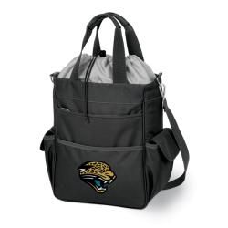 Picnic Time Activo tote Black (jacksonville Jaguar) (BlackMaterials PolyesterWater resistant liningFully insulatedSpacious pocketsDimensions 11 inches wide x 6 inches deep x 14 inches highImported )