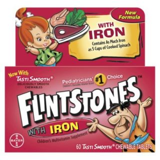 Flintstones Plus Iron Chewable   60 Count