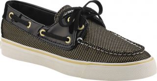 Womens Sperry Top Sider Biscayne   Black/Gold Sparkle Dot Casual Shoes