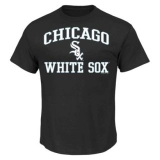 MLB Mens Chicago White Sox T Shirt   Black (XXL)