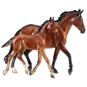 Gg Valentine & Heartbreaker Breyer Model Horse & Foal