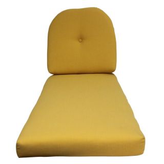 Fiberbuilt Paradise Sunbrella Wicker Chaise Seat and Back Cushion Sunbrella