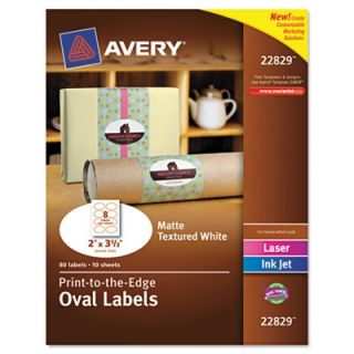 Avery Oval Easy Peel Labels