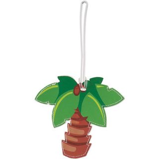 Belle Hop Palm Tree Spree Leather Luggage Tag (set Of 3) (Green/brownSet includes Three (3) palm tree shaped luggage tagsDimensions 4 inches wide x 4 inches long )